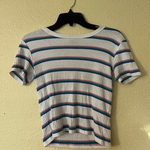 Ribbed crop top